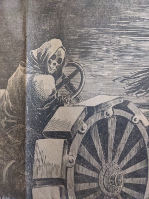 Newspaper Graphics- Grim Reaper