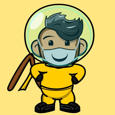 Covid Space Monkey #143